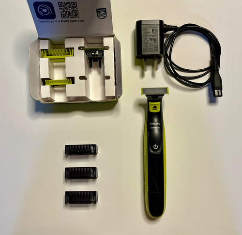 Afeitadora Philips Oneblade Qp2620 - Excelentes Condiciones Verde Lima/gris Marengo (Usado)