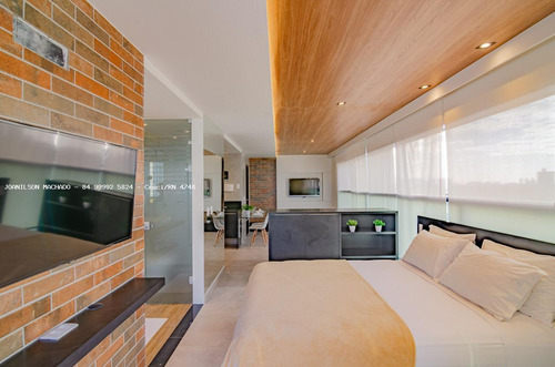 Imagem 10 de 10 de Flat Para Venda Em Natal, Ponta Negra - Reserva Madero, 1 Dormitório, 1 Suíte, 1 Vaga - Loft1709-_2-1159007