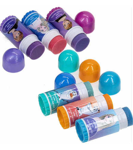 Bálsamo Labial Disney Frozen Sabores Frutales 6 Piezas