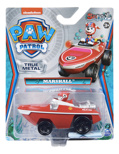 Paw Patrol Aqua Pups VehĂculo Marshall Spin Master