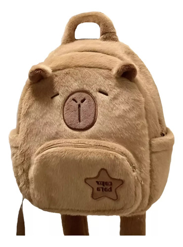 Linda Mochila De Peluche Para Muñecas Capibara