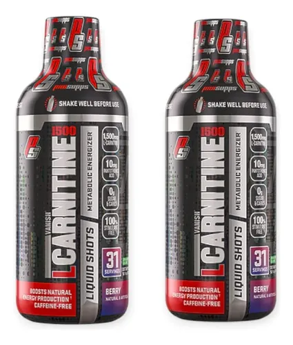 2 Frascos Lcarnitine 1500 31 Servicios - Prosupps