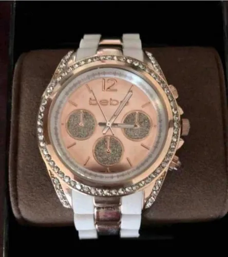 Reloj bebe store dorado precio