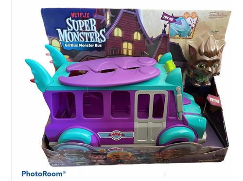 Autobús Super Monsters Serie Netflix Como Nuevo !!