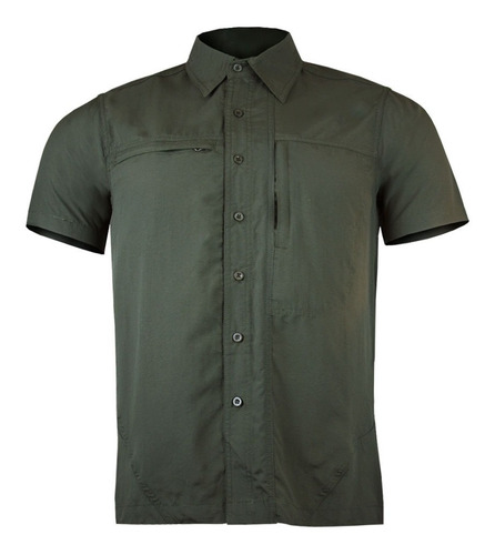 Camisa Manga Corta Outdoor Trekking Hombre