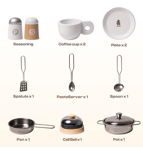 Cocina De Juego 2 En 1 Para Niños Juego De Cocina De Madera