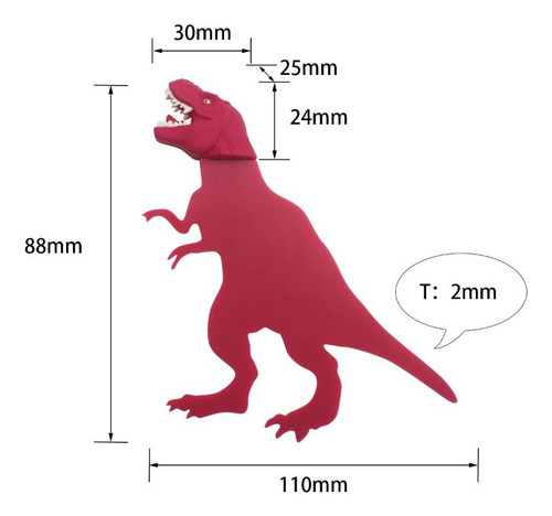 Marcador 3d Con Clip Para Libros, Material Escolar, Cocodril