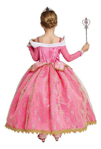 Vestido De Princesa Fiesta Para Niñas Bella Durmiente Aurora