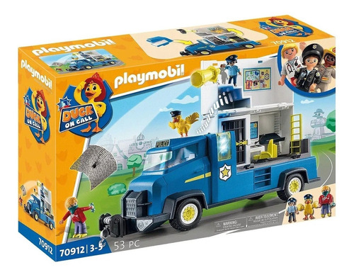 Camion De Policia Duck On Call Playmobil 53 Piezas +3 Febo