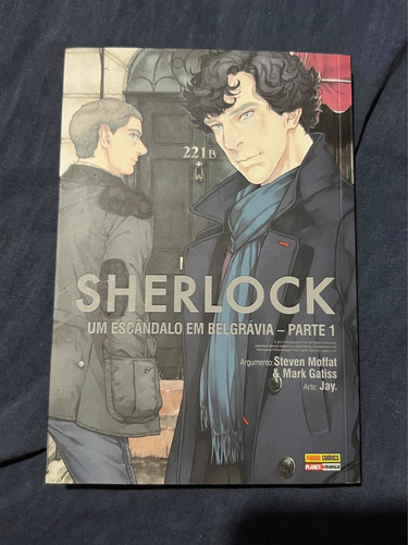 Sherlock - Um Escândalo Em Belgravia Parte 1: Volume 1, Autor Moffat, Idioma Português, Editora Panini Brasil, Edição Comum, Capa Mole, 2020.