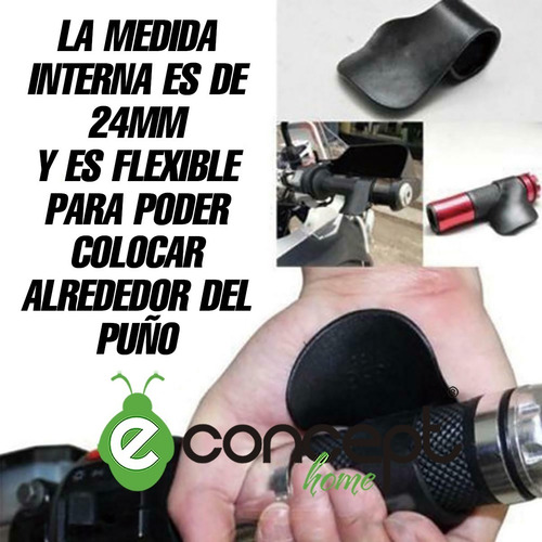 Imagen 6 de 10 de Asistente Acelerador Moto Descansa Muñeca Crucero Universal