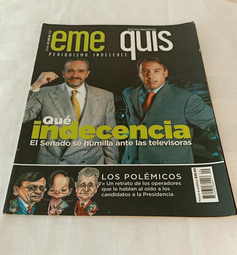 Revista Eme Equis # 9 - Qué Indecencia, México (Usado)