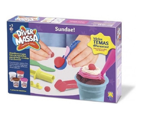 Masas Para Modelar Set De Helado Sundae ; Que Regalo