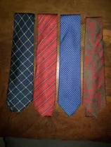 Comprar Cuatro Corbatas Distintos Diseños Y Marcas, Muy Buen Estado Varios Estampadas Estampadas 140 \