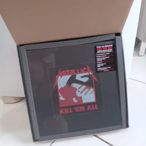 Box Metallica Kill' Em All Remastered Lp Cd Dvd Deluxe Editi