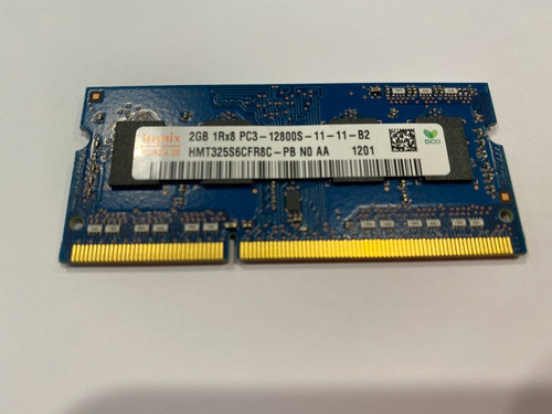 Memoria Ram 2gb Ddr3 Sodim  Pc3-12800s