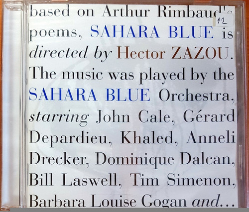 Hector Zazou - Sahara Blue (1992)