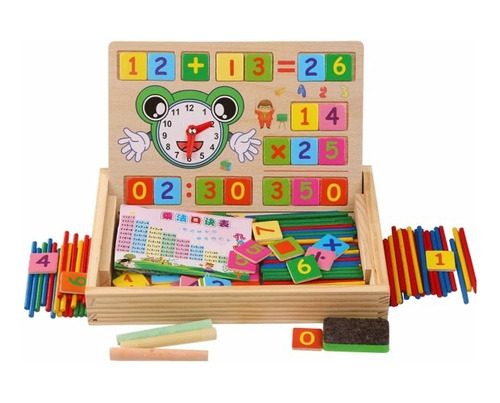 Juego Conteo Montessori Madera Educativo Niños Matemática