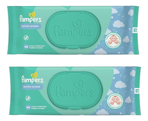 Pampers Higiene Completa Toallitas Húmedas 48u X2