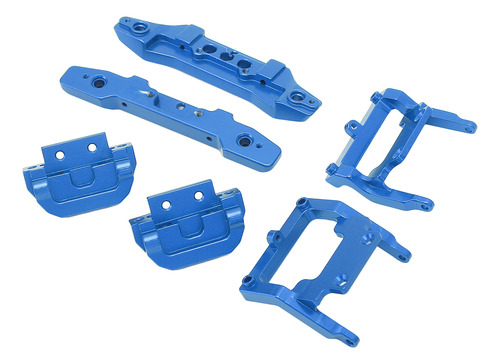 Paragolpes Delantero Y Trasero Rc 1/18 De Repuesto De Aleaci