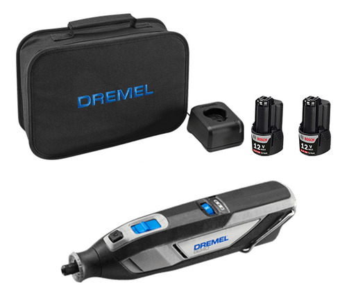 Dremel 8240 Micro Retífica Com 2 Baterias Carregador E Bolsa