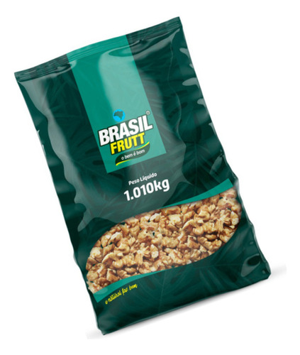 Snack Nozes Quartilhos Pacote 1.010kg Brasil Frutt