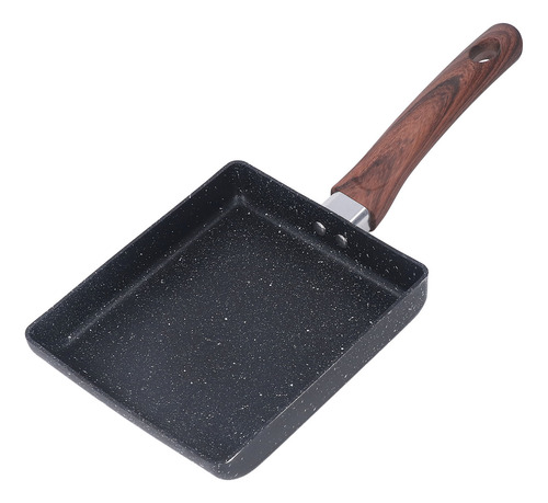 Panela Plana De Café Da Manhã, Retangular, Antiaderente, Jap
