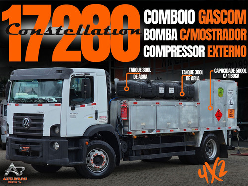 Vm 17280 Comboio Gascom, 5000l, C/ 2 Tanque Suplementar 300l