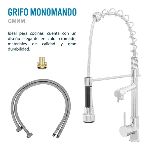 Grifo Monomando Fregadero Llave Mezcladora Cocina 360