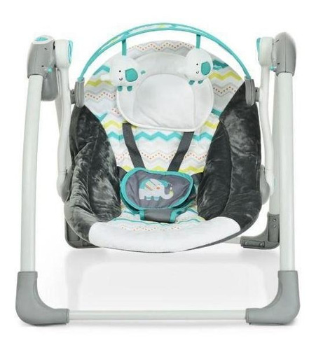 Cadeira de balanço para bebê Mastela 6503 elétrica verde