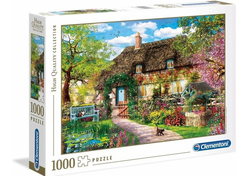 Rompecabezas Clementoni El Viejo Cottage Garden 39520 1000pz