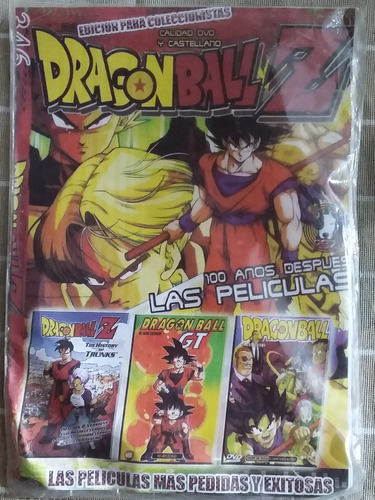 Película Dvd Dragon Ball Z. 3 En 1.