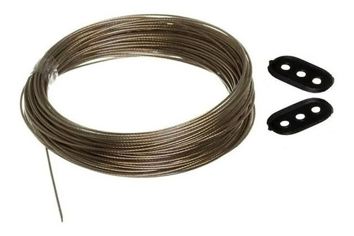 Corda Para Varal Aço Revestido - 10m * 10 Kits