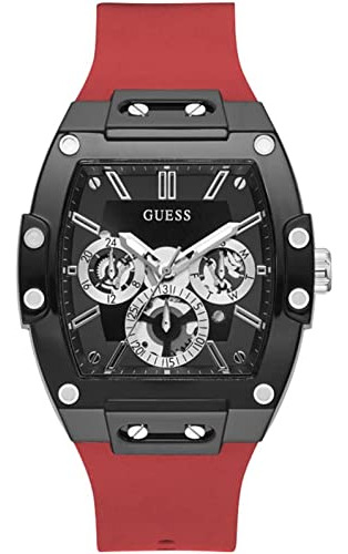 Guess Reloj Casual Multifunción De 1.693 In Para Hombre,