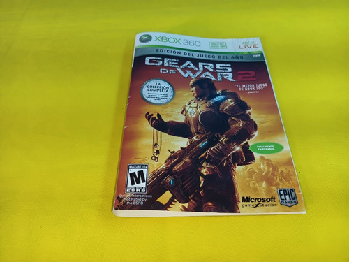 Portada Original Gears Of War 2 La Coleccion Completa 360