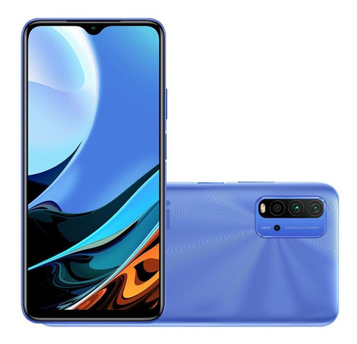 Smartphone Xiaomi Redmi 9t Tela 6,53 4gb/128gb 4g Cor Azul Tamanho U