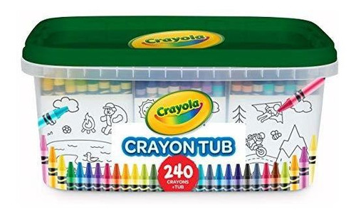 240 Crayones, Juego De Crayones A Granel, 2 De Cada Col...