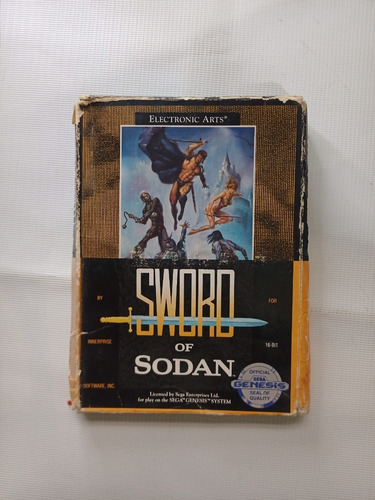 Sega Genesis Sword Of Sodan (Usado)