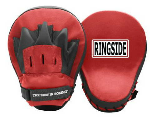 Manoplas De Boxeo Curvadas Rojas 10.5 