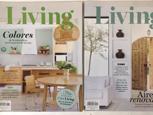 2 Revistas Living # 169/170 Mayo/junio 2022