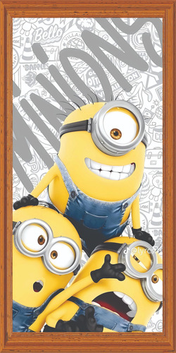 Banner Gigantografía Lona Cumpleaños Eventos Minions 