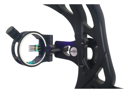 Sas 5-pin .029 Fiber Optics Bow Sight With Led Sight Light