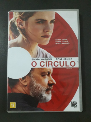 Dvd O Círculo - Emma Watson Tom Hanks - Excelente Estado!