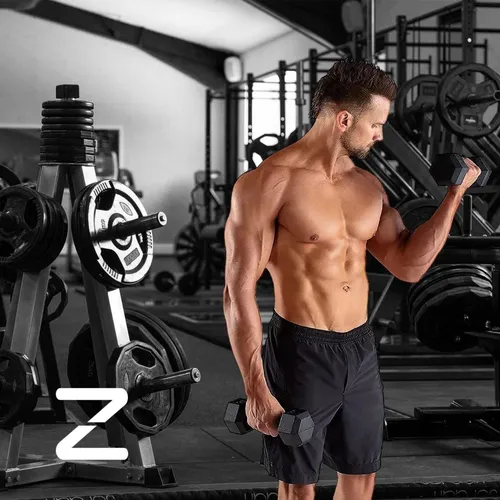 Par De Mancuernas Kit De Pesas Para Hacer Ejercicio Gym 95lb Color