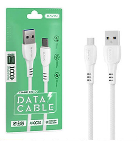 Cable Usb Bavin Carga Y Datos Cb221 2.4a Micro Usb