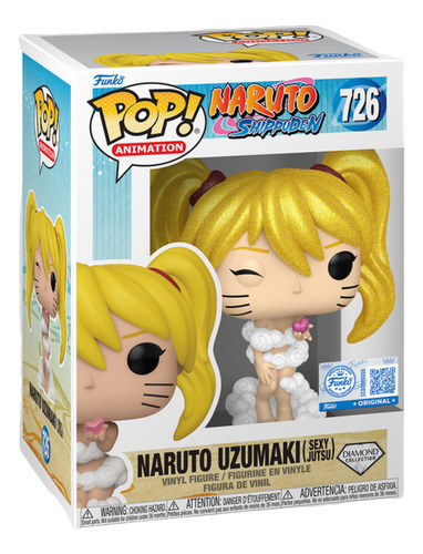 Funko Pop Naruto Uzumaki (sexy Jutsu) #726 Diamond Exclusive
