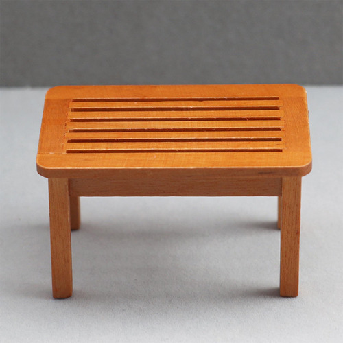 Mesa De Centro De Madera De Simulación A Escala 1:12, Casa