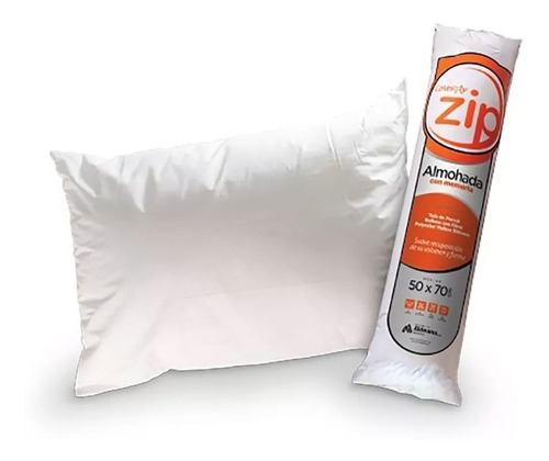 Imagen 1 de 7 de Pack X 2 Almohadas Ineligentes Zip Vellón Siliconado - 180h