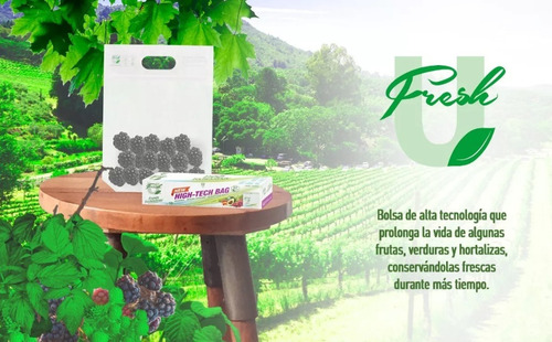 10 Bolsas Conserva Frutas Y Verduras Con Teconologia Ch