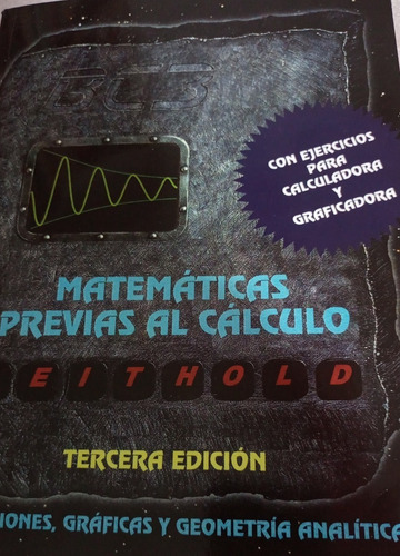 Matemáticas Previas Al Cálculo